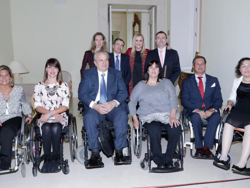 Con la presidenta de la Comunidad de Madrid en la recepción del 2 de Mayo, Día de la Comunidad de Madrid