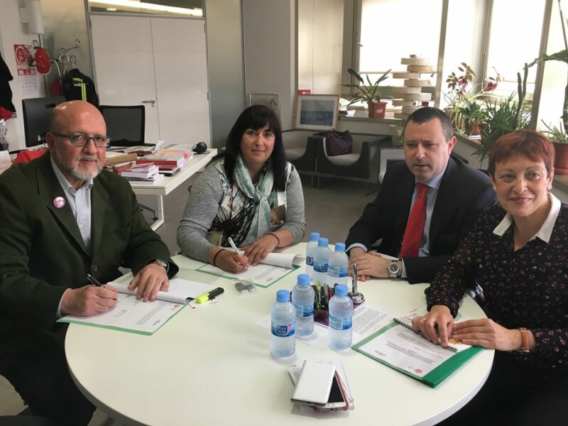 Firma de Convenio de CERMI Madrid con UGT Madrid