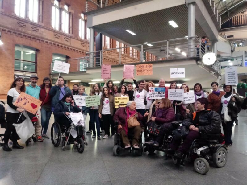 Participación en la manifestación de las mujeres del 8 de marzo