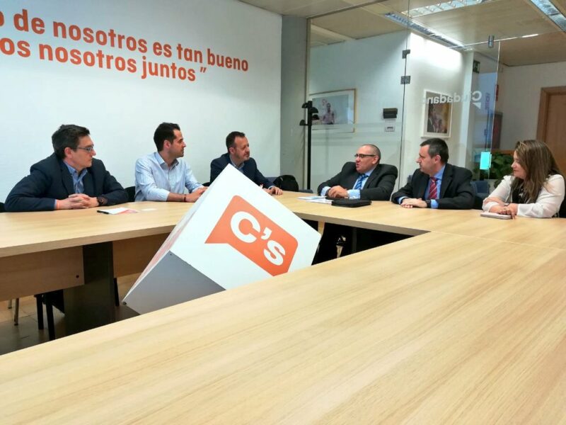 Encuentro con el Grupo Parlamentario de Ciudadanos en la Asamblea de Madrid