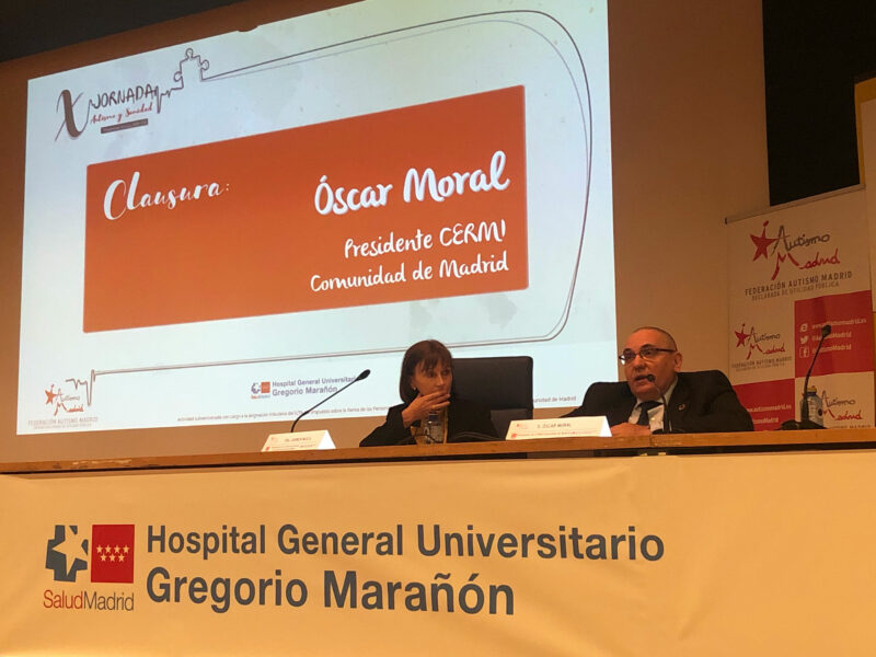Clausura de la X Jornada Autismo y Sanidad organizada por Autismo Madrid