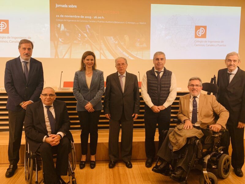 Jornada sobre Movilidad Inclusiva en Autobús, organizada por el Colegio de Ingenieros de Caminos, Canales y Puertos