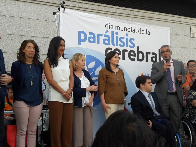Acto de celebración del día mundial de la Parálisis Cerebral organizado por ASPACE Madrid