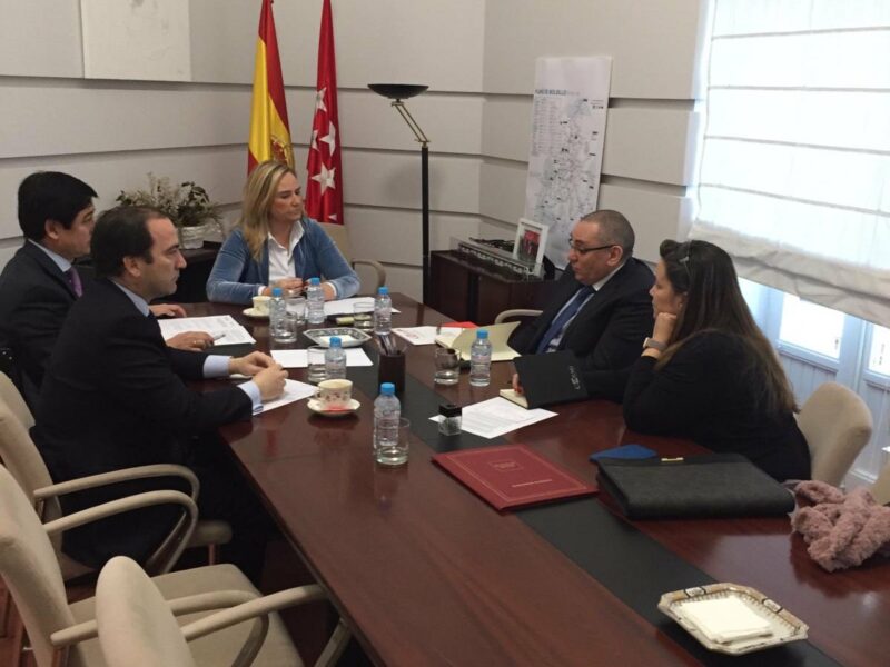 Reunión con la consejera de Transportes, Vivienda e Infraestructuras de la Comunidad de Madrid