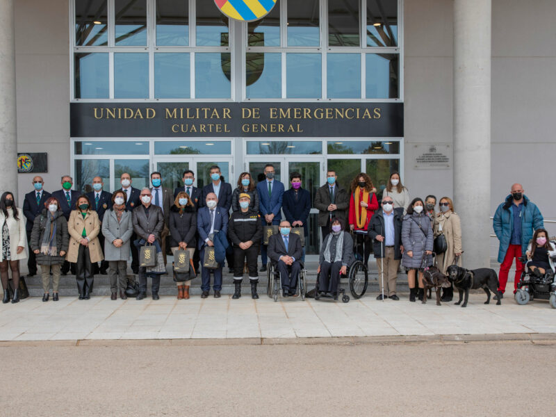 Acto de reconocimiento a CERMI Estatal por parte del Ministerio de Defensa