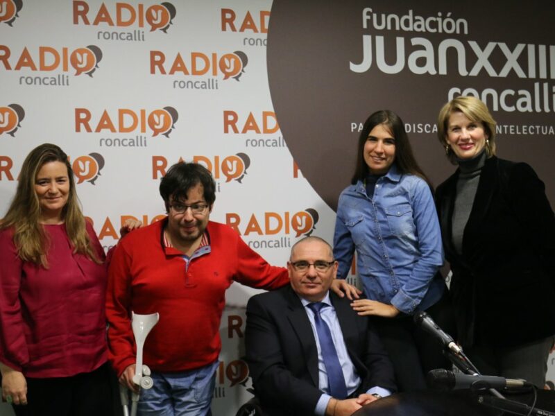 Visita a la Fundación Juan XXIII y entrevista en Radio Roncallli