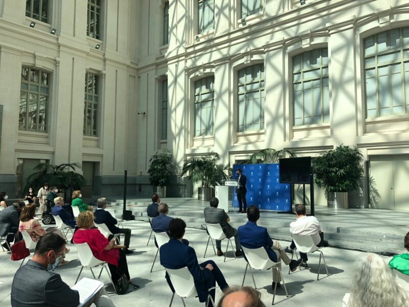Acto de presentación de los Planes Vivienda 2021 del Ayuntamiento de Madrid, Plan Adapta y Plan Rehabilita