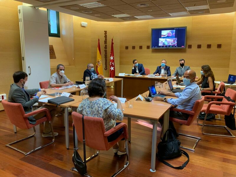 Mesa de trabajo con el Tercer Sector, de la Consejería de Políticas Sociales, Familias, Igualdad y Natalidad de la Comunidad de Madrid