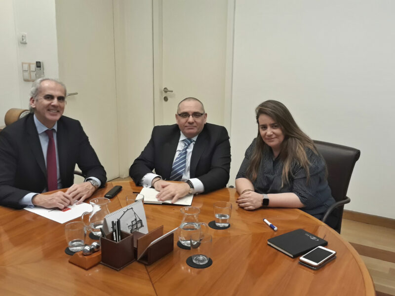 Encuentro de trabajo con el consejero de Sanidad de la Comunidad de Madrid