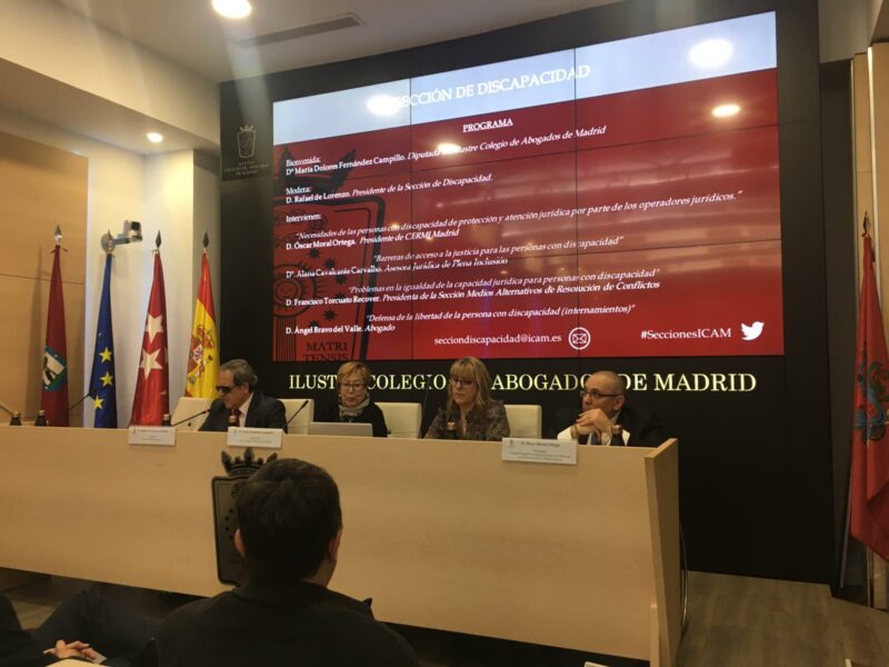 Intervención en la Jornada de la Comisión de Discapacidad del ICAM