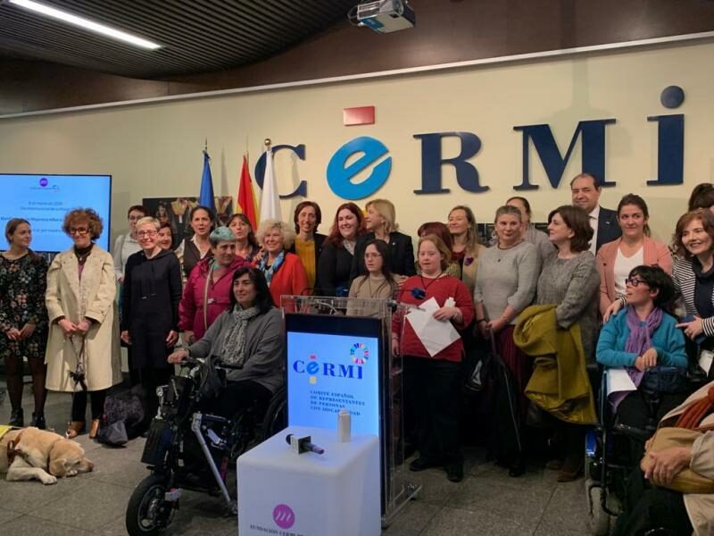Acto de conmemoración del 8 de marzo, Día Internacional de la Mujer, y lectura pública del Manifiesto de las mujeres y niñas con discapacidad, de la Fundación CERMI Mujeres