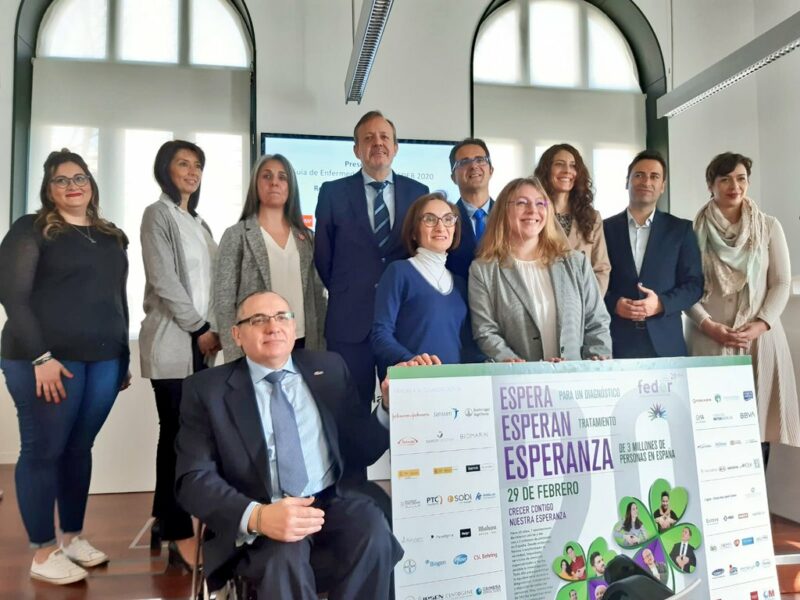 Acto de firma de convenio entre FEDER y la Comunidad de Madrid