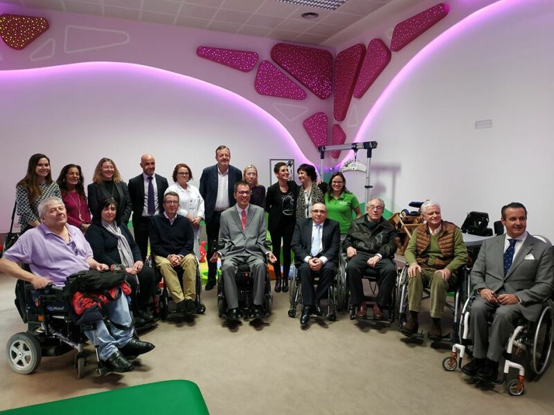 Inauguración de la Sala Multisensorial para la Rehabilitación Infantil "Martín Ruedas" de la Fundación del Lesionado Medular