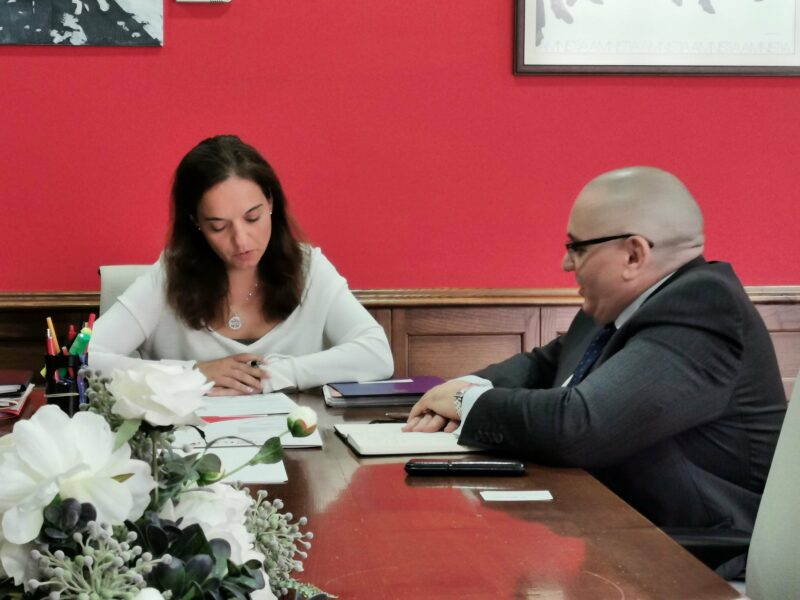 Reunión con la alcaldesa de Getafe