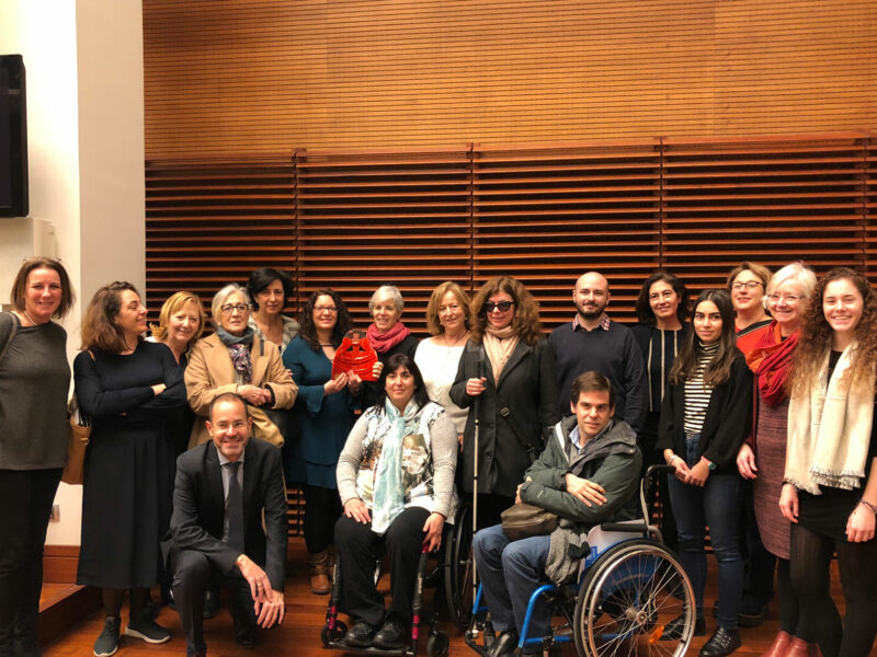 Acto de entrega del III Premio Madrid Incluye al Área de Atención a la Discapacidad de la Universidad Autónoma de Madrid