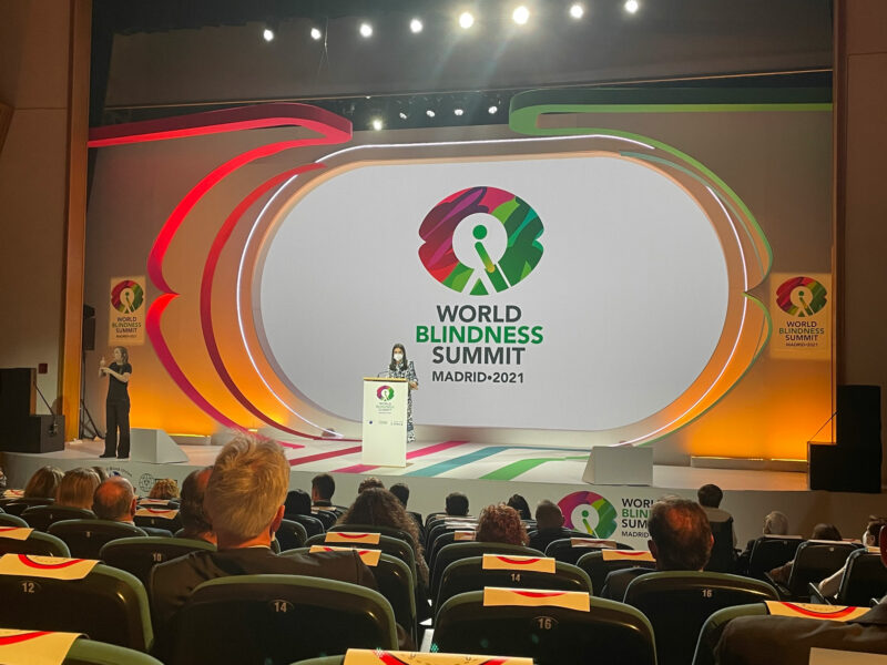 Acto de inauguración de la Cumbre Mundial de la Ceguera "World Blindness Summit Madrid 2021"