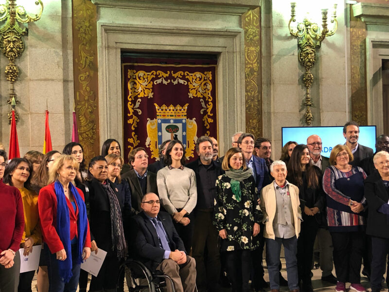 Participación en el acto de conmemoración del 70 Aniversario de la Declaración Universal de Derechos Humanos, organizado por el Ayuntamiento de Madrid