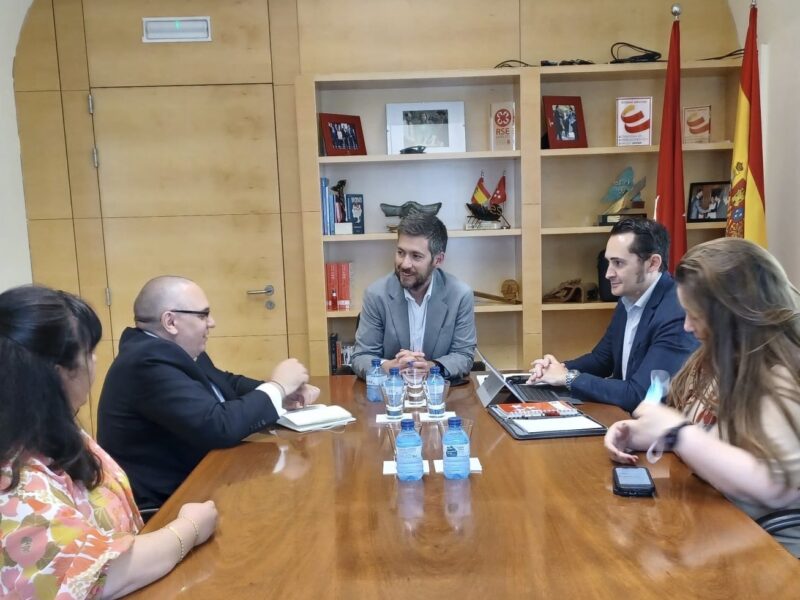 Reunión con el viceconsejero de Presidencia de la Comunidad de Madrid