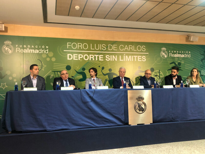 Intervención en el Foro Luis de Carlos “Deporte sin límites" organizado por la Fundación Real Madrid