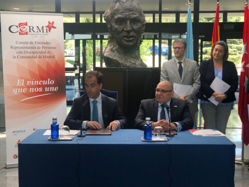 Acto de firma de convenio con la URJC y celebración del Día Nacional de la Convención de derechos de las personas con discapacidad de Naciones Unidas