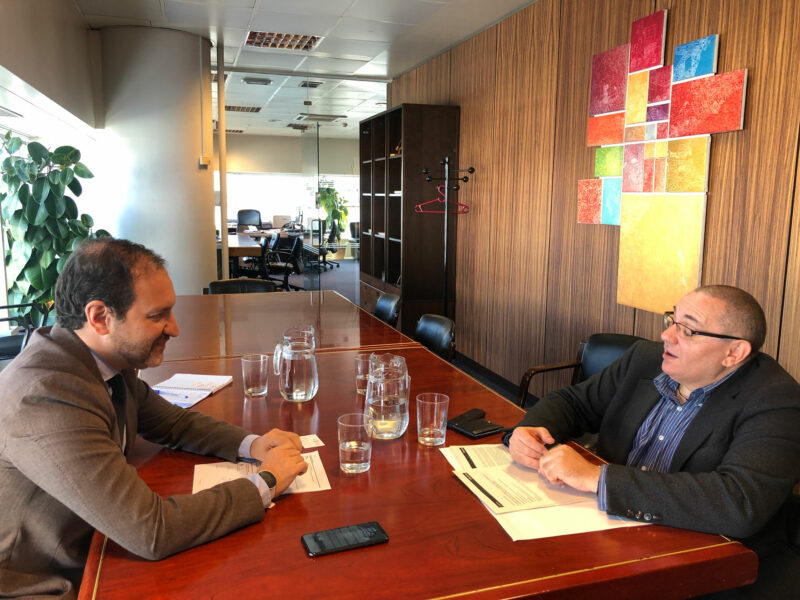 Reunión con el delegado de Desarrollo Urbano del Ayuntamiento de Madrid