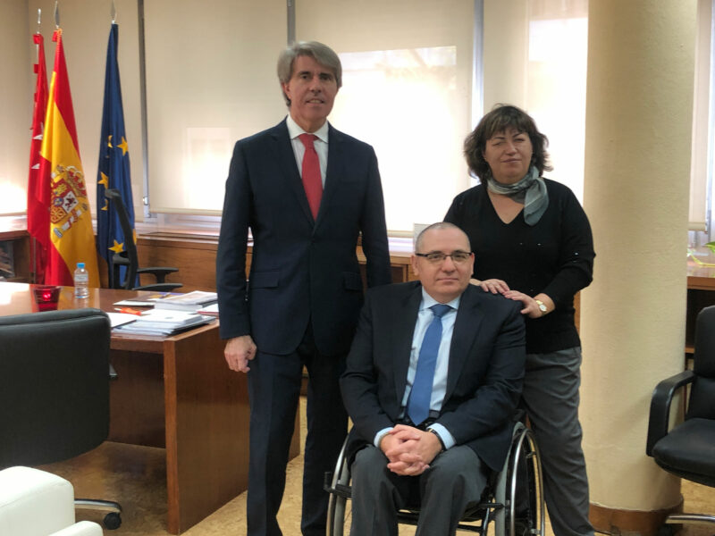 Encuentro de trabajo con el consejero de Transportes, Movilidad e Infraestructuras de la Comunidad de Madrid