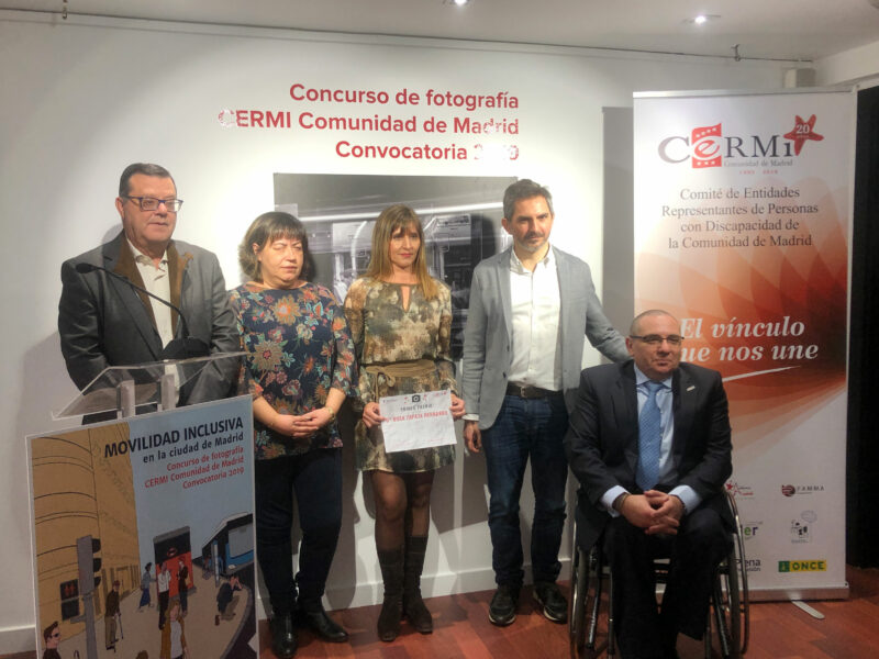 Inauguración de la exposición y entrega de premios del Concurso "Movilidad Inclusiva en la ciudad de Madrid" de CERMI Comunidad de Madrid