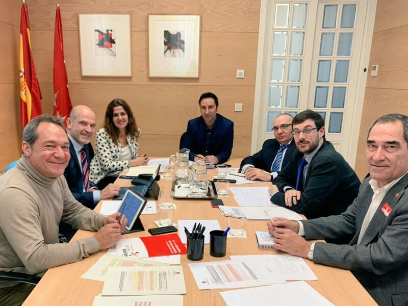 Reunión con el viceconsejero de Políticas Sociales, Familias, Igualdad y Natalidad de la Comunidad de Madrid