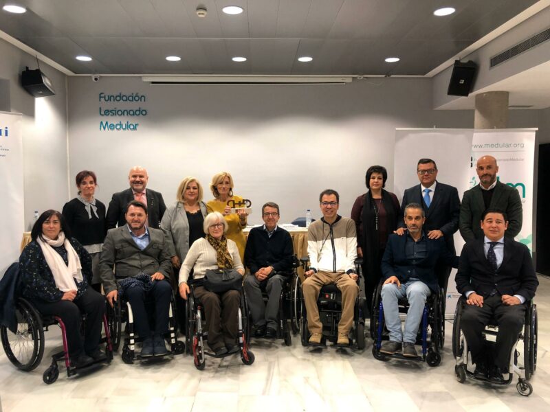 Acto de entrega del Premio “cermi.es” de Cermi Estatal en la categoría de activismo/trayectoria asociativa, a título póstumo, a Miguel Ángel García Oca
