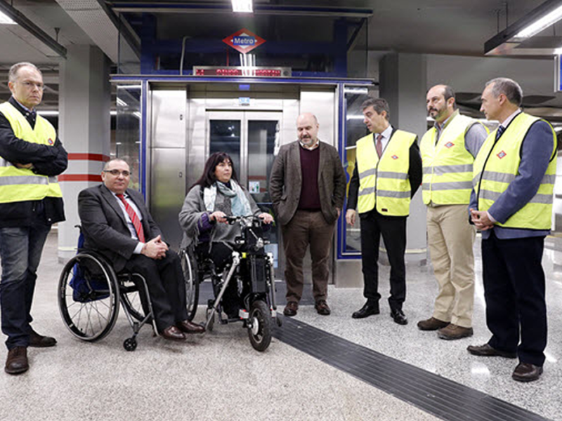 CERMI Madrid y CERMI Estatal saludan que la estación de Sol de metro de madrid sea ya plenamente accesible
