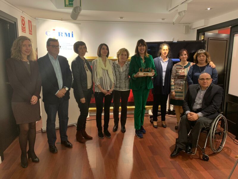Acto de entrega del premio cermi.es 2018 de CERMI Estatal en la categoría ‘Fundación CERMI Mujeres - Acción en beneficio de las Mujeres con Discapacidad, al vídeo “Yo soñaba”, de Mabel Lozano