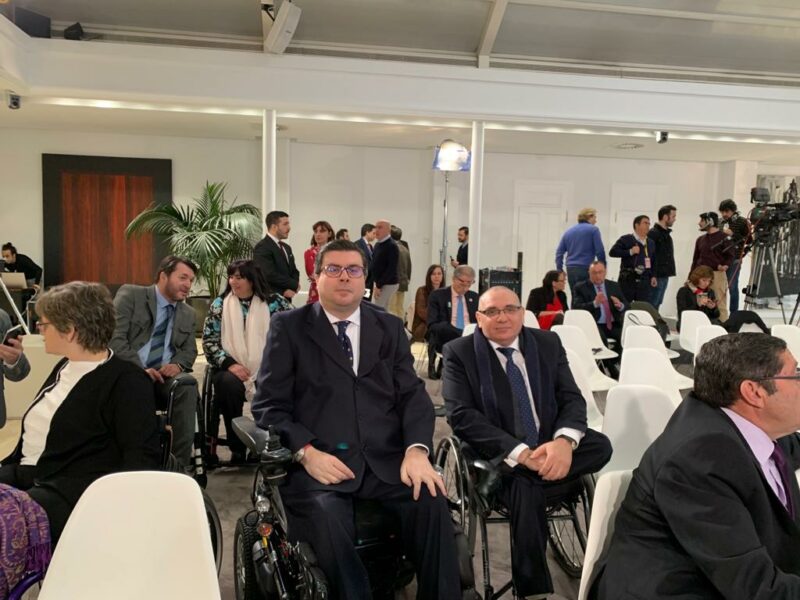 Acto "Las personas con discapacidad en la Agenda 2030", con el presidente del Gobierno