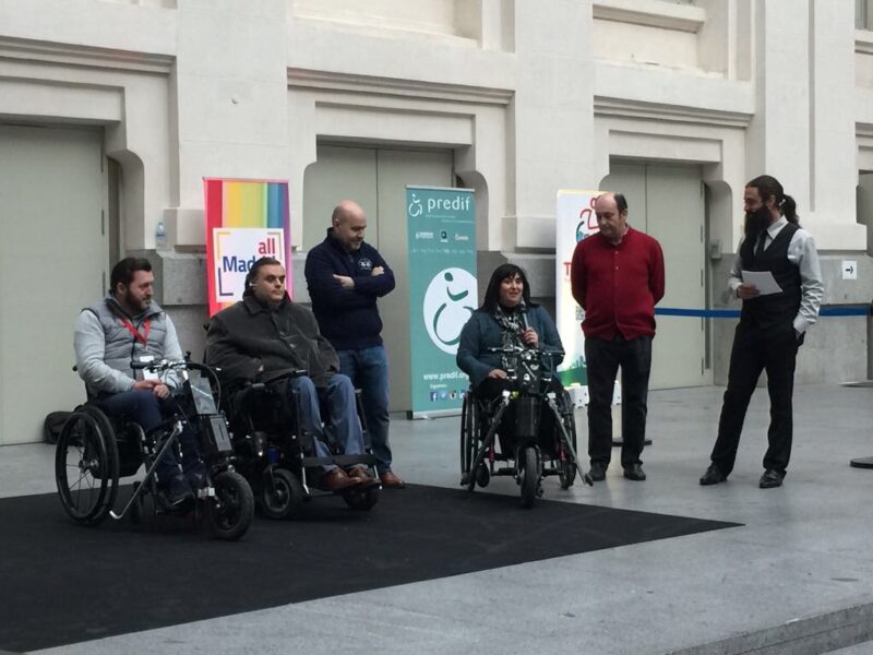 Fiesta TUR4all en Madrid, organizada por PREDIF