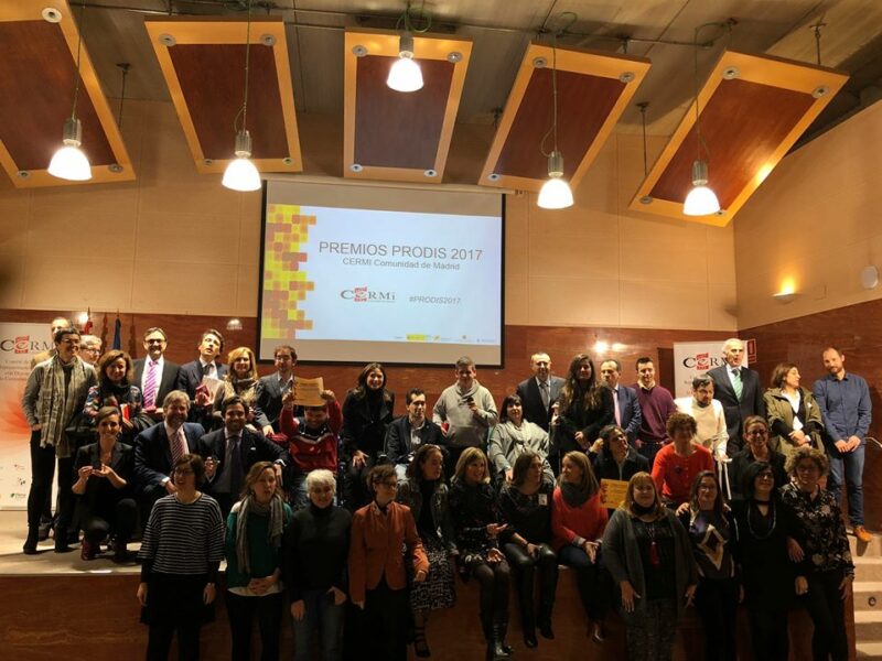 Acto de entrega de los premios PRODIS 2017 y presentación de la nueva campaña de sensibilización del CERMI Madrid