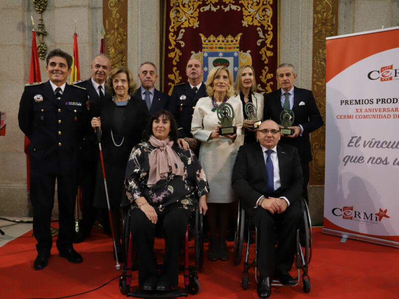 Acto de entrega de los Premios Prodís XX Aniversario de CERMI Comunidad de Madrid