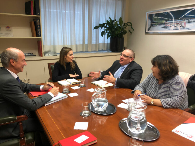 Reunión con la consejera delegada de Metro de Madrid