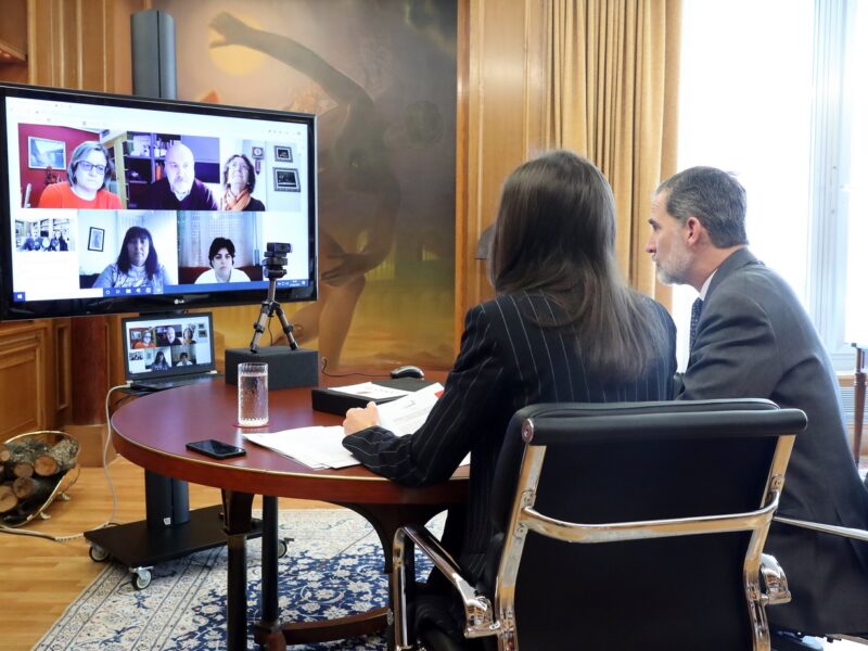 Participación en la videoconferencia de CERMI Estatal con los Reyes