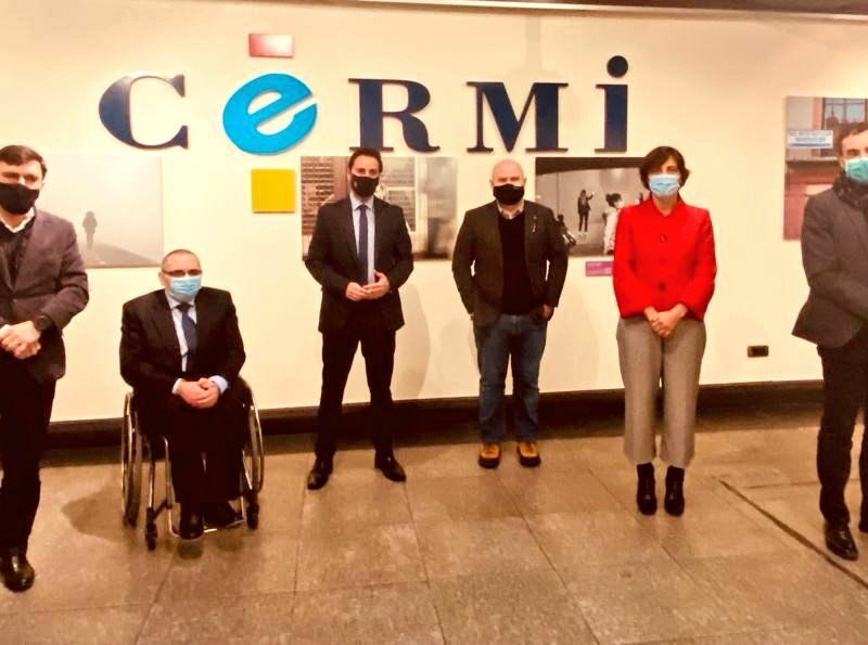 Visita del Consejero de Políticas Sociales, Familias, Igualdad y Natalidad de la Comunidad de Madrid a la sede del CERMI Estatal y reunión de trabajo