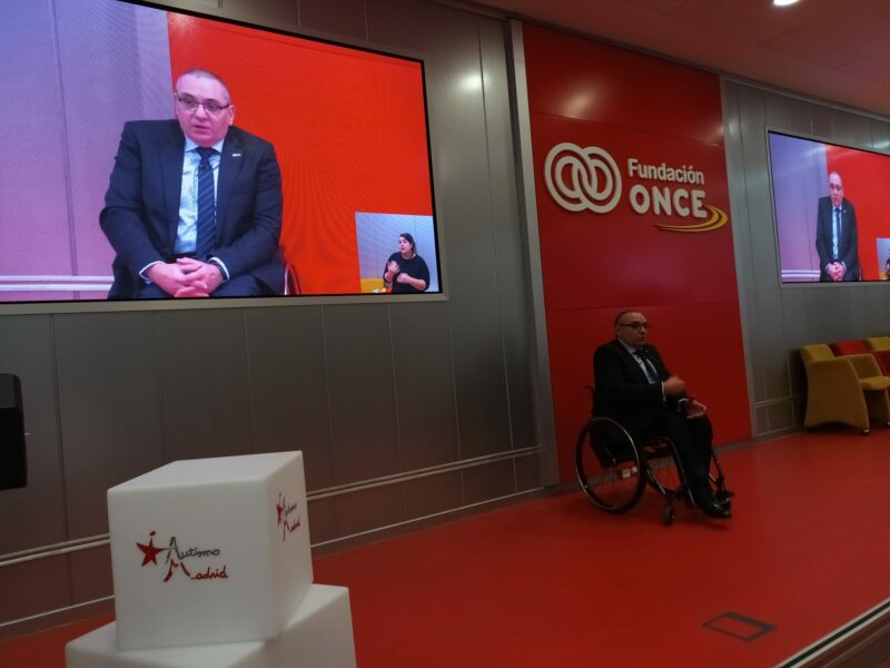 Clausura del acto Institucional por la celebración del Día Mundial de Concienciación sobre el Autismo 2023, organizado por Autismo Madrid