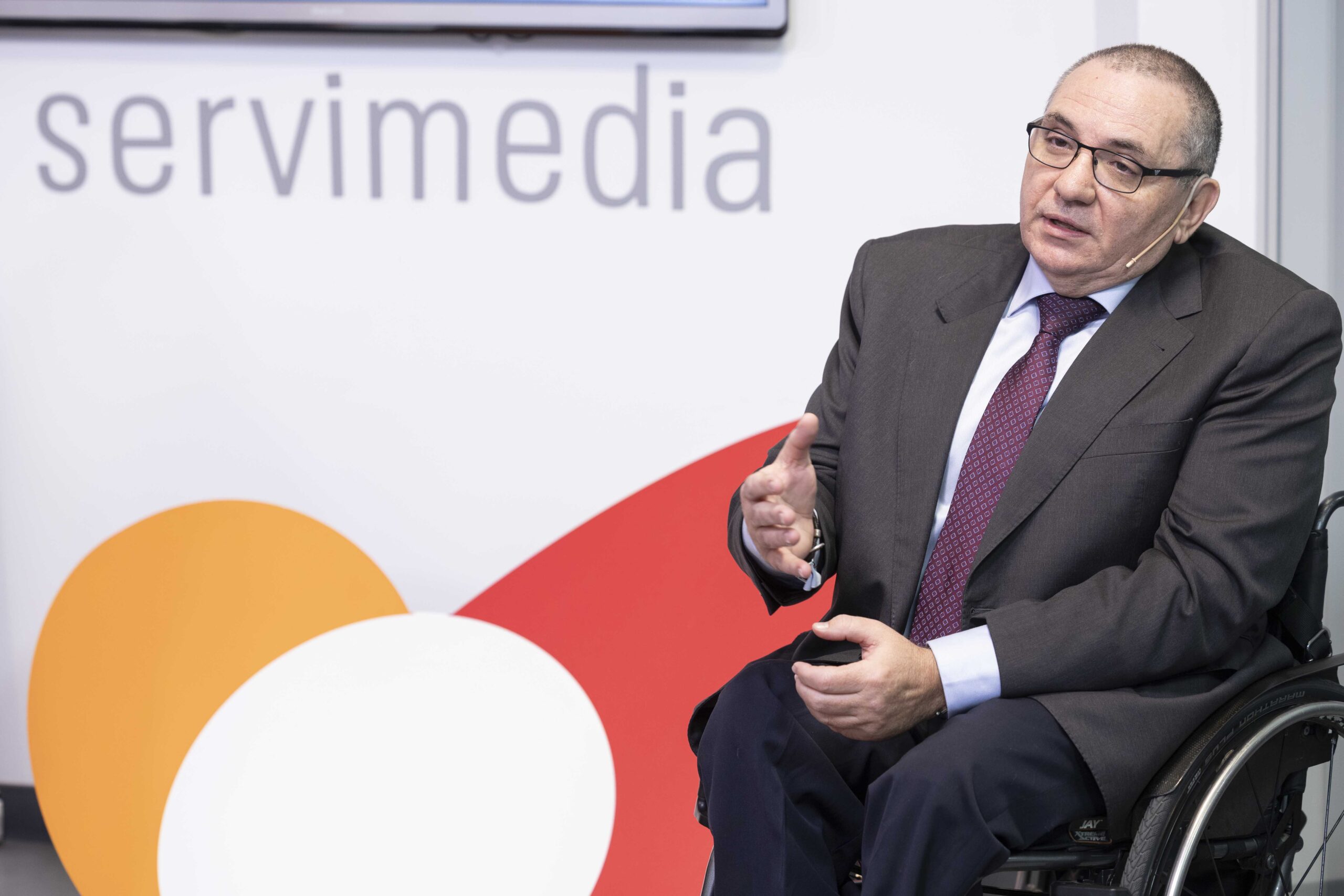 El presidente de CERMI Madrid en su intervención en Servimedia