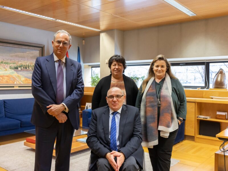 CERMI Madrid mantiene un encuentro con el presidente de la Asamblea de Madrid