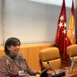Comparecencia de la vicepresidenta de CERMI Comunidad de Madrid en la Comisión de Mujer de la Asamblea de Madrid