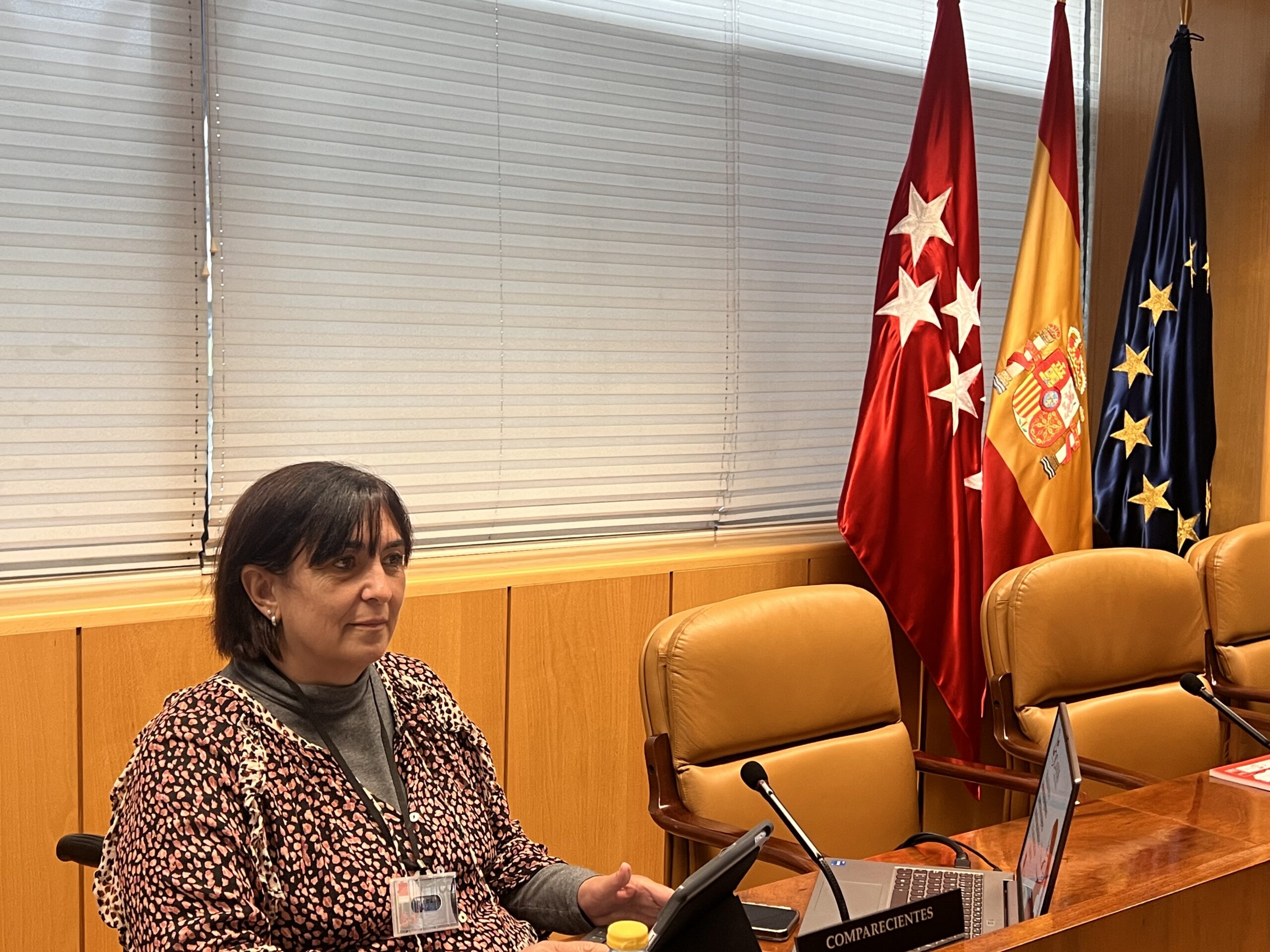 Comparecencia de la vicepresidenta de CERMI Comunidad de Madrid en la Comisión de Mujer de la Asamblea de Madrid