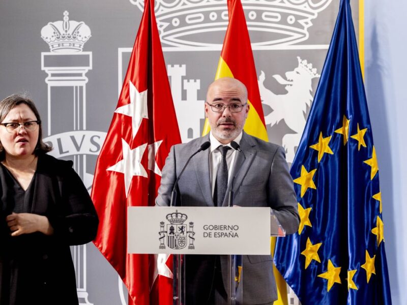 Francisco Martín Aguirre durante el acto con CERMI Madrid, Foto de David Arenal, Servimedia
