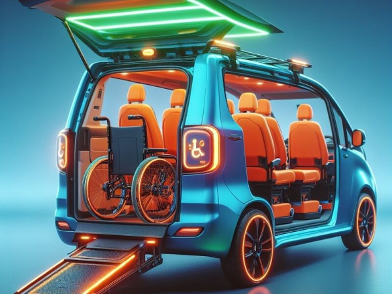 Taxi adaptado, foto de la web del Ayuntamiento de Madrid