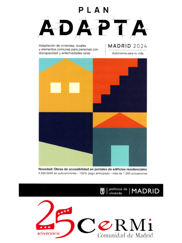 Modelo de Memoria CERMI Comunidad de Madrid – Plan Adapta 2024 del Ayuntamiento de Madrid