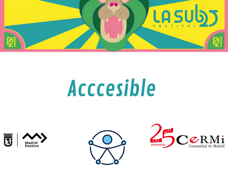 Festival Sub25 2024 en Madrid - Actividades Accesibles