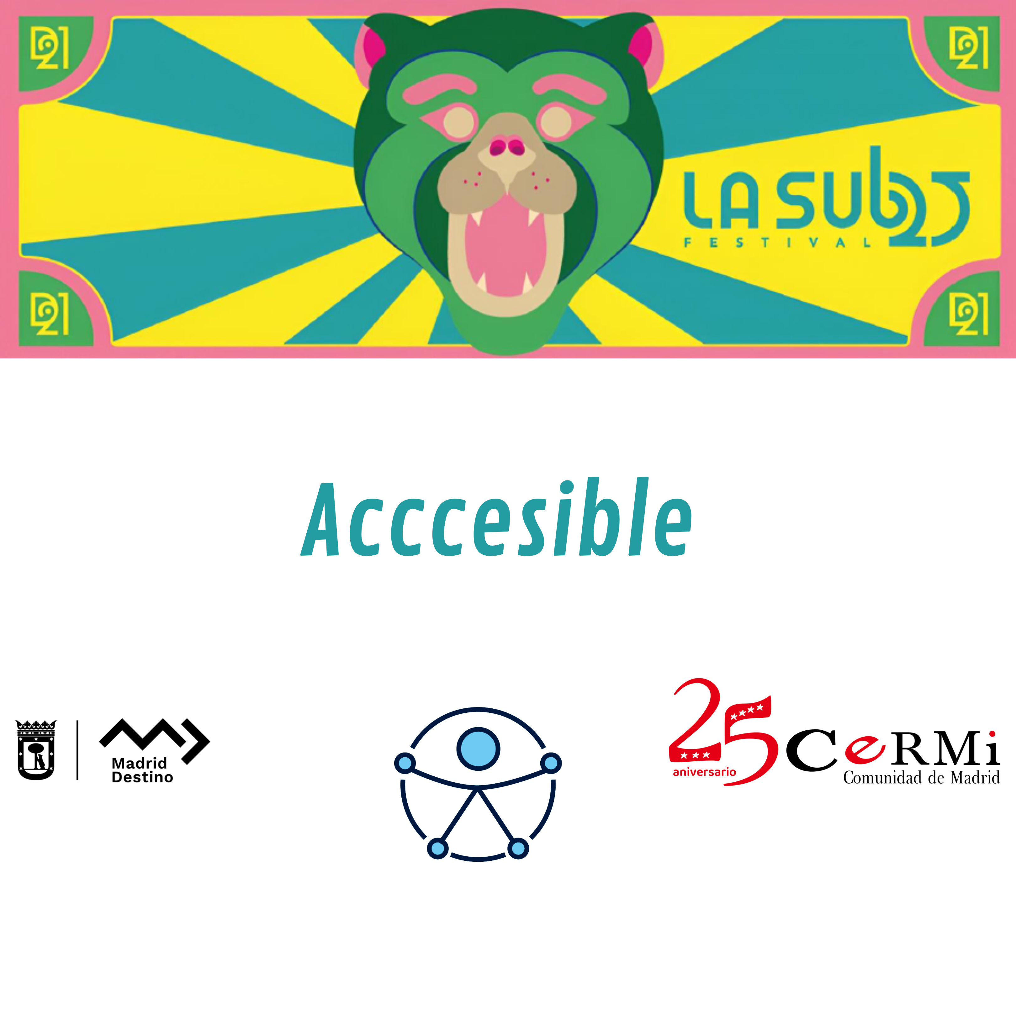 Festival Sub25 2024 en Madrid - Actividades Accesibles