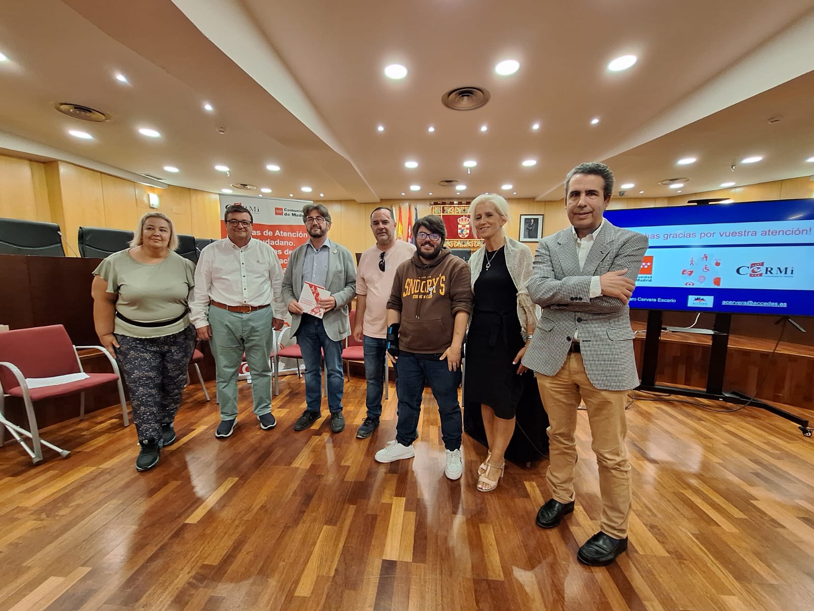 Jornada para mejorar la atención a personas con discapacidad en el ámbito de los servicios públicos, en el Ayuntamiento de Pinto