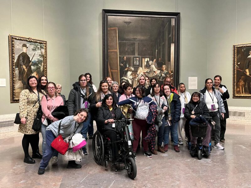 Cerca de 200 mujeres con discapacidad visitan el Museo del Prado en clave de género